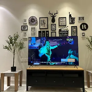 شقة فاخرة غرفتين وصالة النرجس ١٥ الرياض